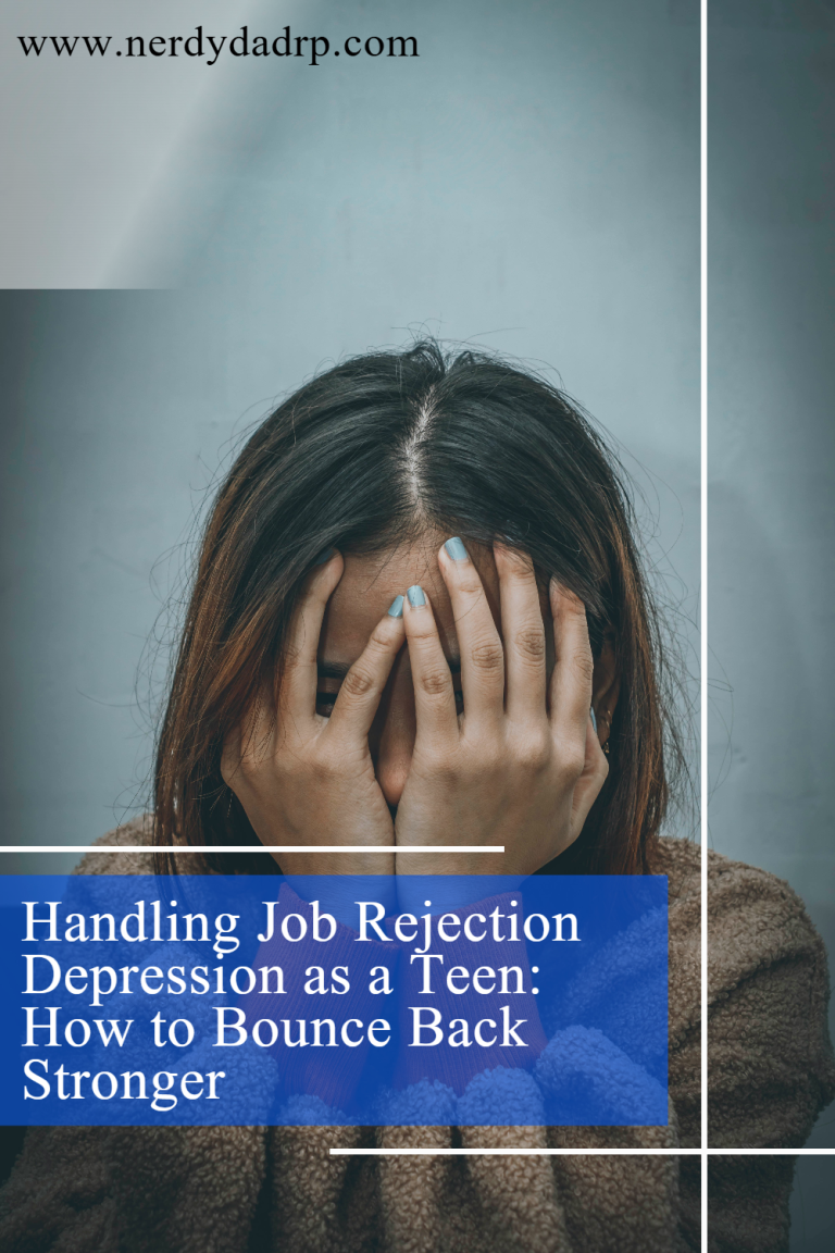 Handling Job Rejection Depression as a Teen: How to Bounce Back Stronger